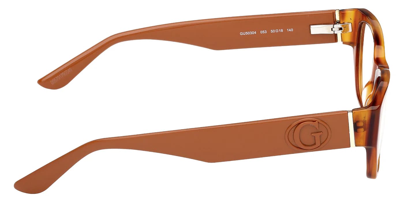 Guess GU50304 053 Eyeglasses Blonde Havana 52mm Women 5
