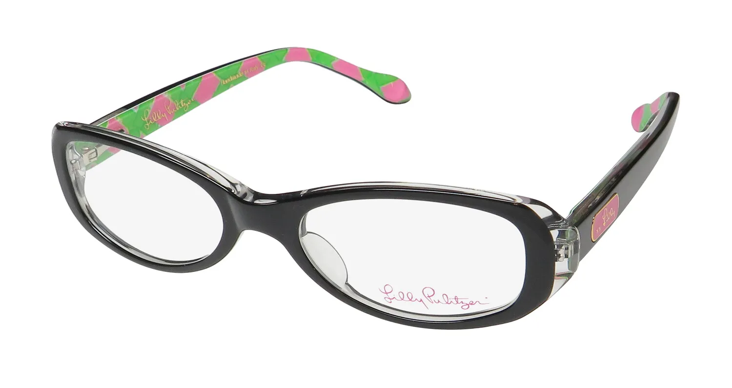 Lilly Pulitzer Claudia bk Eyeglasses Black 46mm