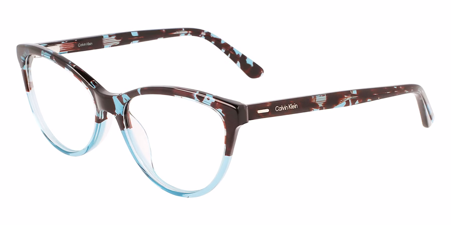 Calvin Klein CK21519 454 Eyeglasses Blue Tortoise 53mm Women