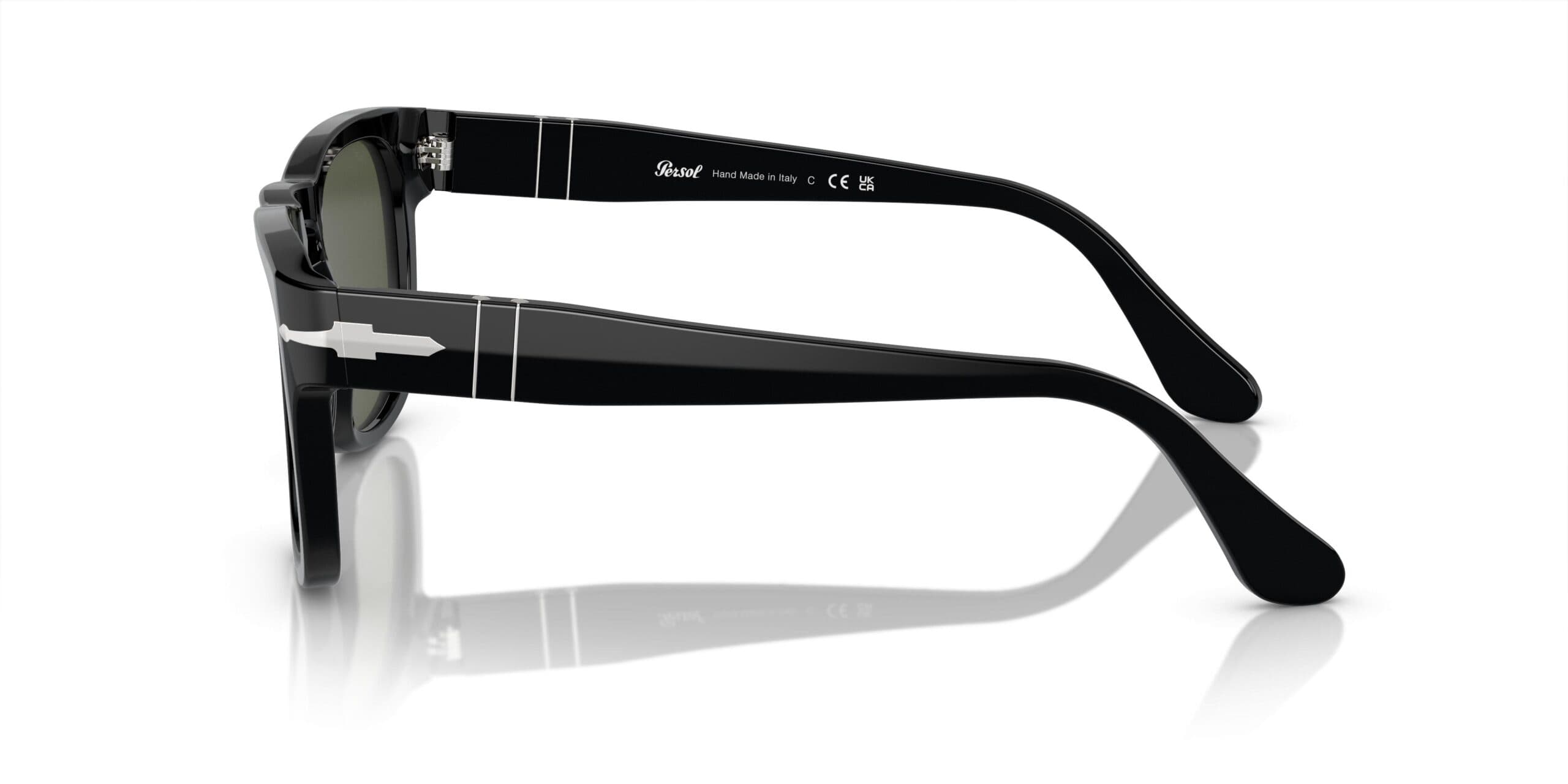 Persol PO3333S 95/31 Sunglasses Black 51mm Unisex 3