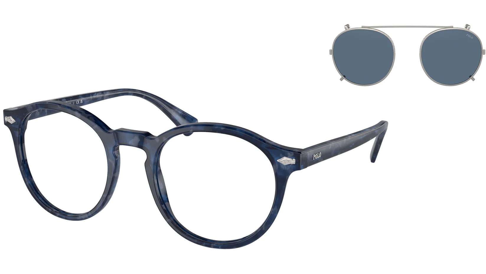 Polo Ralph Lauren 0PH4218F 618380 Eyeglasses Blue Havana 51mm Men