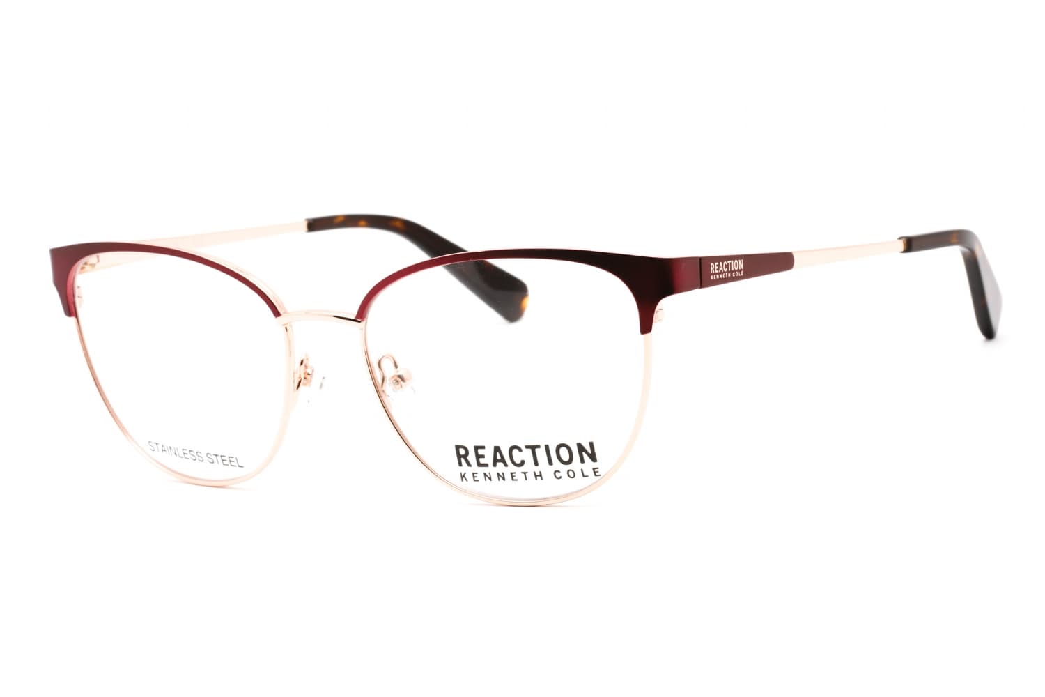 Kenneth Cole Reaction KC0877 070 Eyeglasses Matte Bordeaux 53mm Women