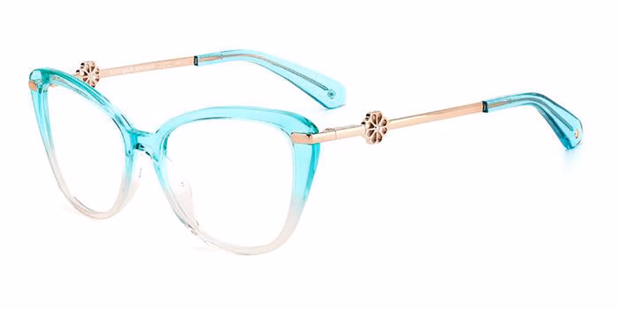 Kate Spade FLAVIA 0IWB Eyeglasses Green Pink 51mm Women