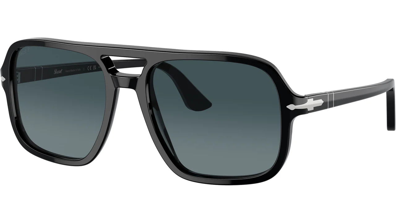 Persol PO3328S 95/S3 Sunglasses Black 58mm Men
