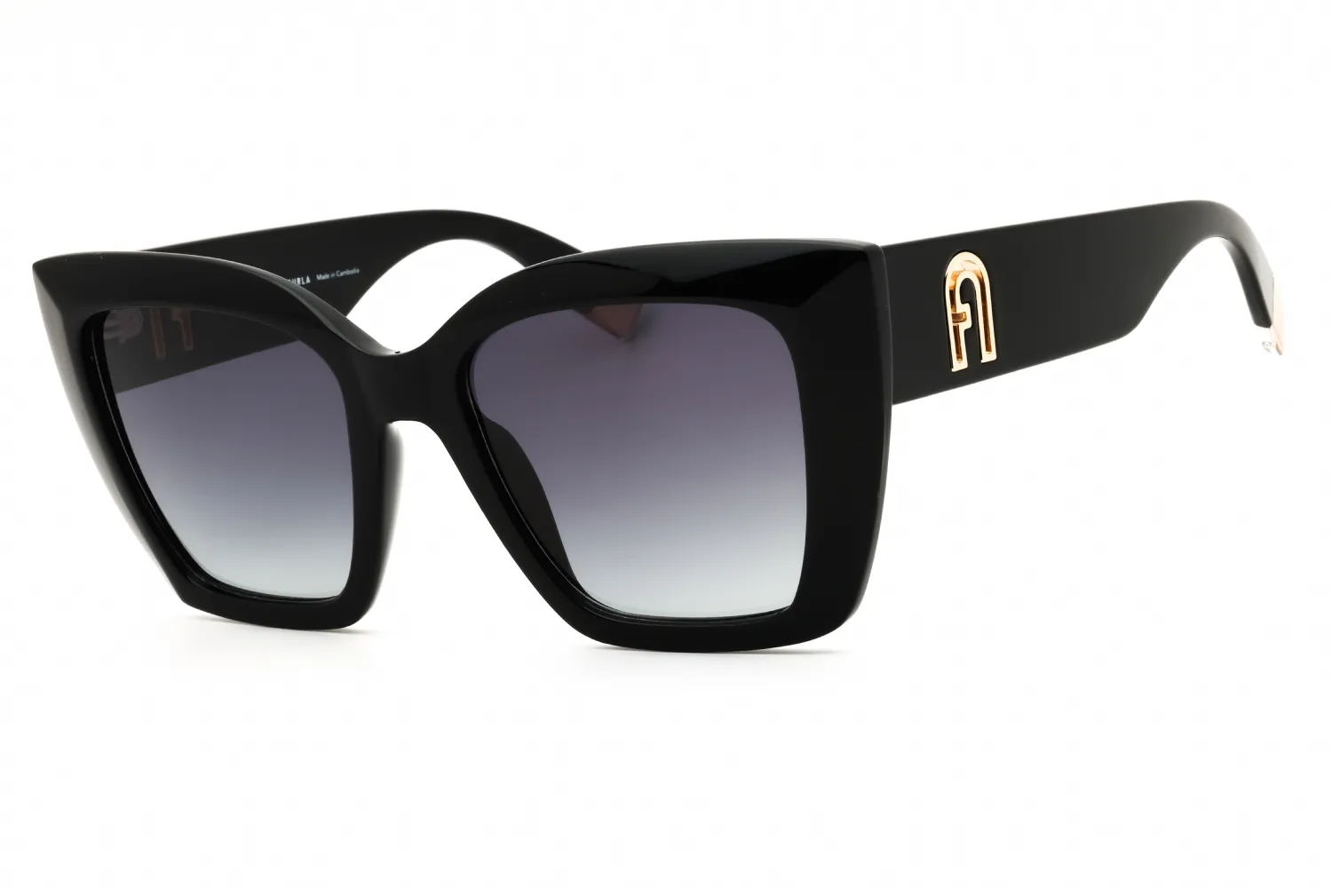 Furla SFU710 0700 Sunglasses Black 54mm Women