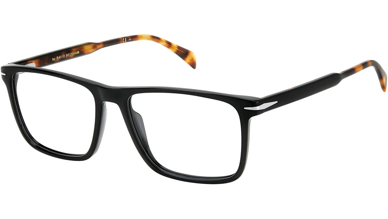 David Beckham DB 1124 0WR7 Eyeglasses Black Havana 57mm Men