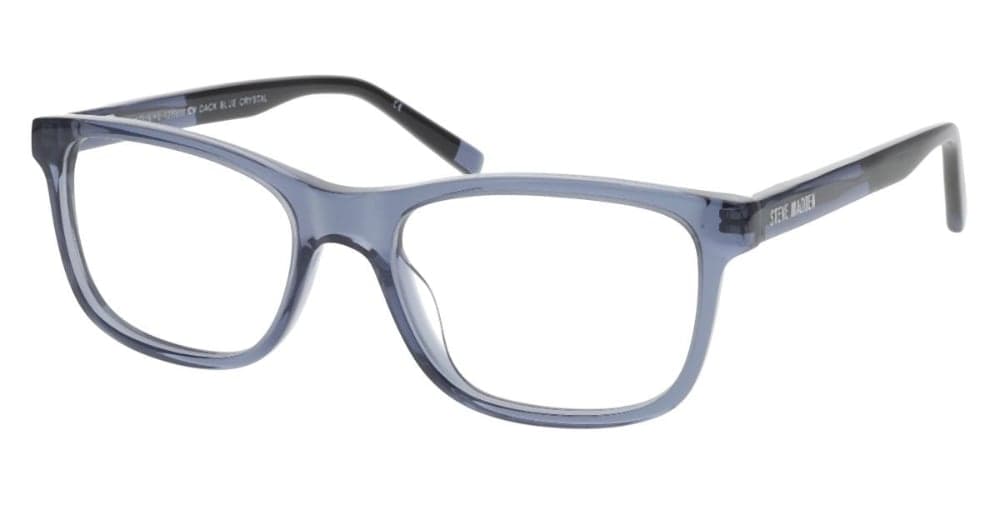 Steve Madden Dack Eyeglasses Blue Crystal 49mm Men