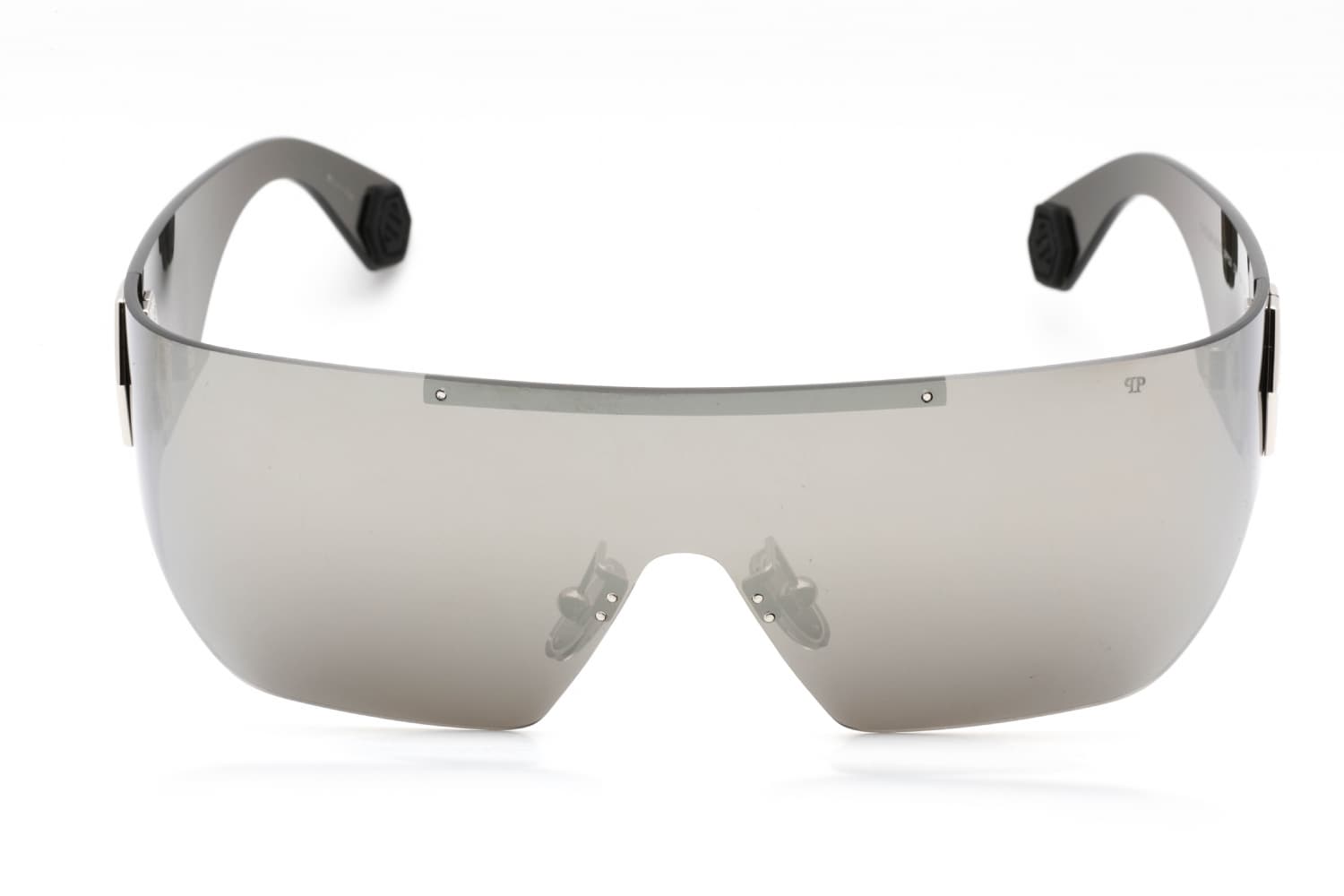 Philipp Plein SPP029M 579X Sunglasses Shiny Palladium 99mm Women 2
