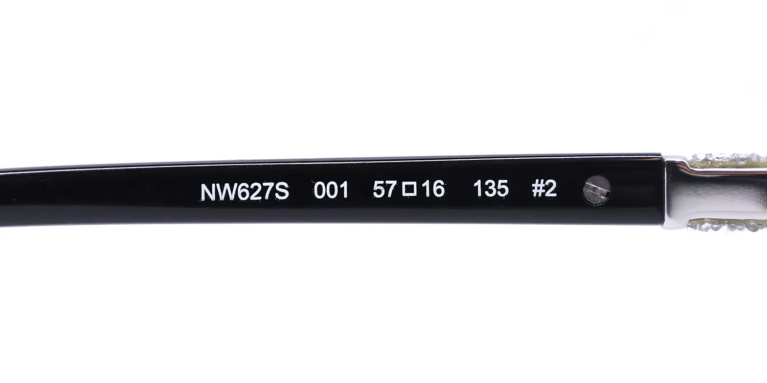 Nine West Nw627s 001 Sunglasses Black 57mm 8