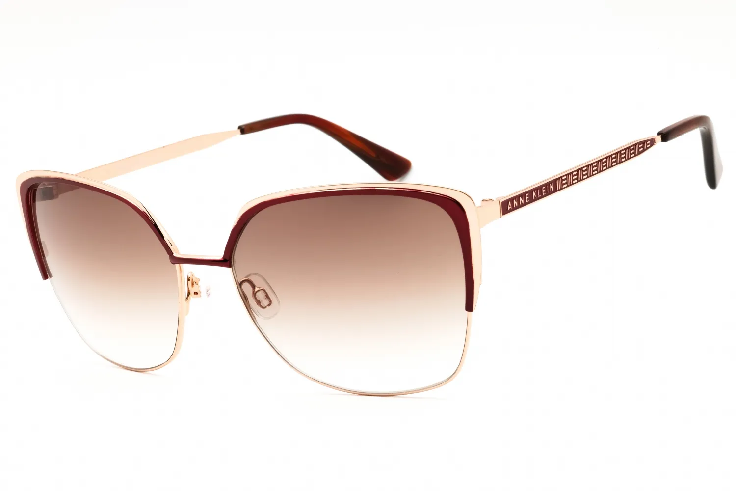 Anne Klein AK7080 612 Sunglasses Merlot 56mm Women