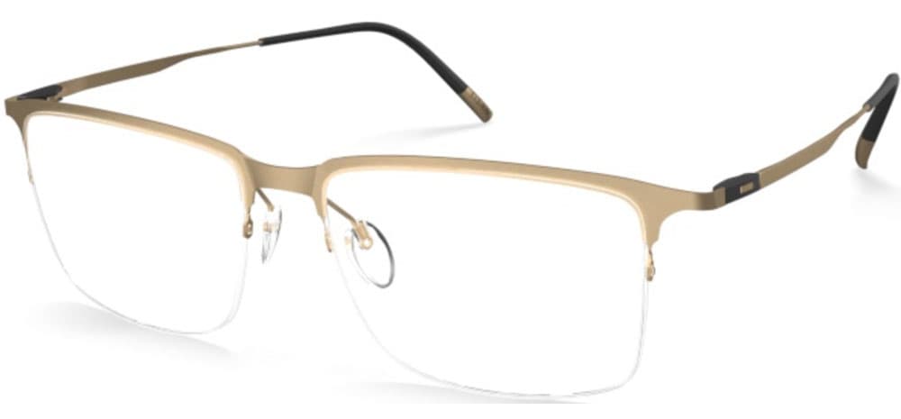 Silhouette Lite Arcs 5549 7530 Eyeglasses Dusty Gold 56mm Unisex