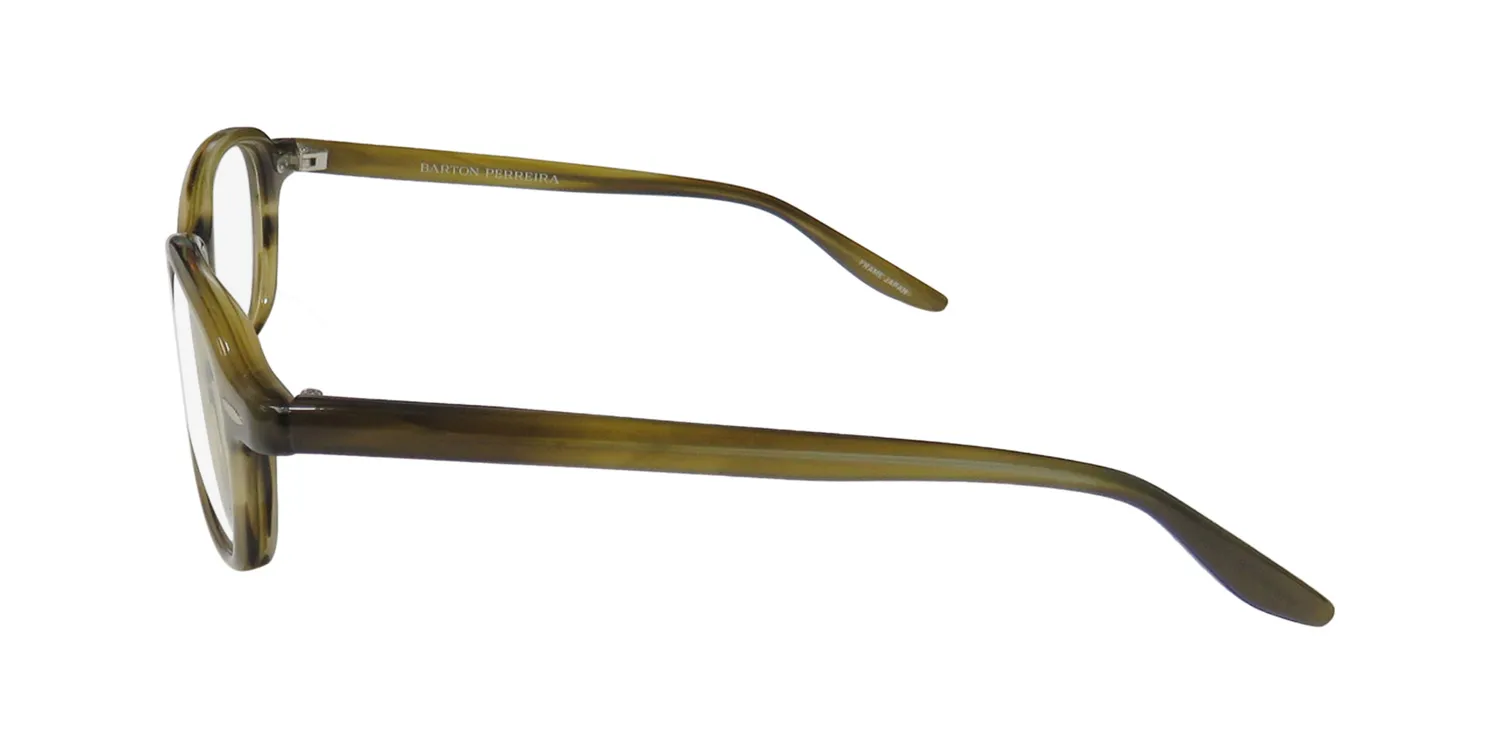 Barton Perreira Carlton sot Eyeglasses Olive 48mm Unisex 4
