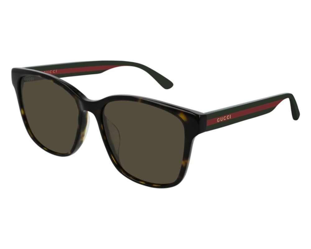 Gucci GG0417SK 003 Sunglasses Havana Brown 56mm Unisex