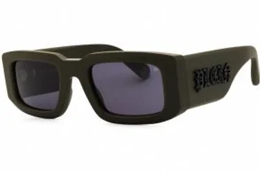 Philipp Plein SPP149 0C02 Sunglasses Matt Green