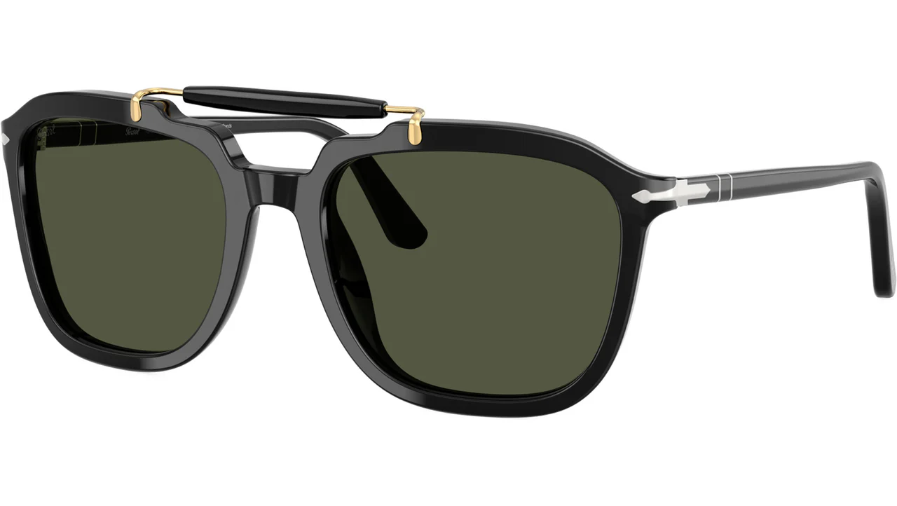 Persol 0PO0203S 95/31 Sunglasses Black 57mm Men