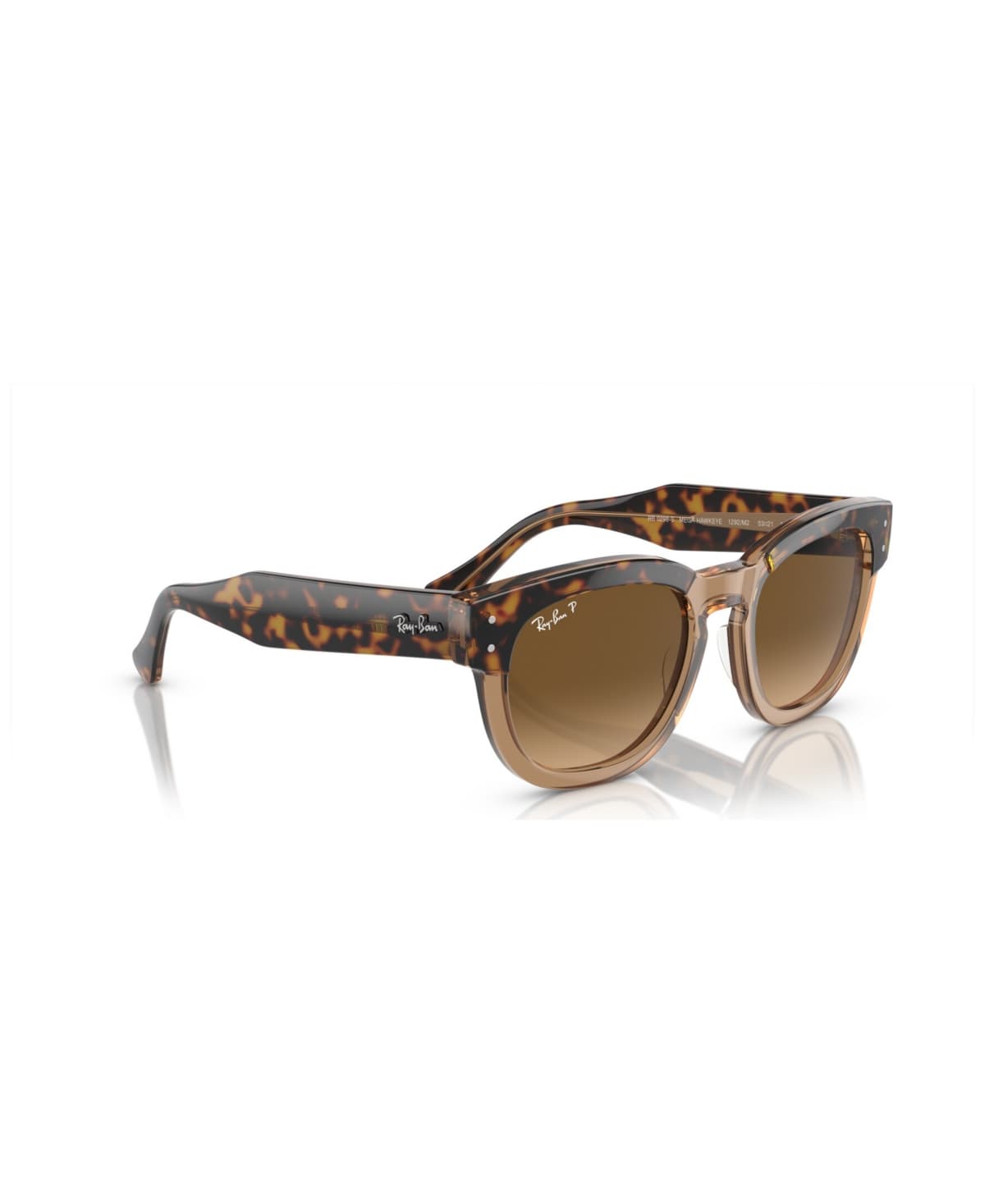 Ray-Ban RB0298S MEGA HAWKEYE 1292/M2 RB0298S Sunglasses Brown 145mm Unisex 5