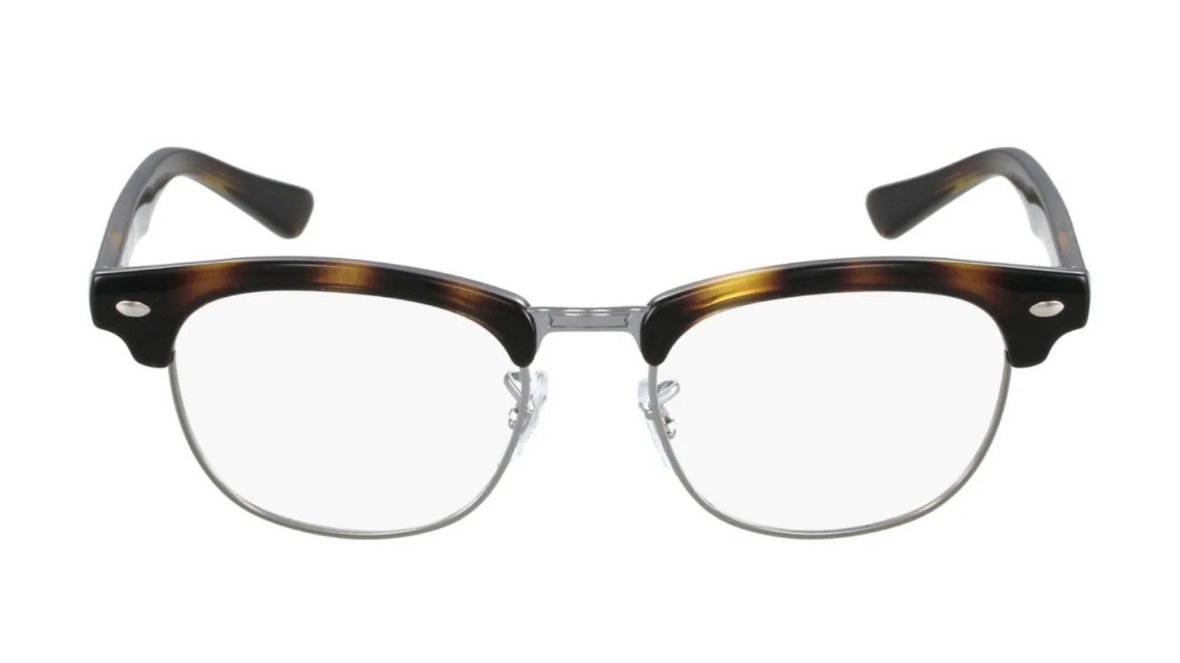 Ray-Ban RB1548 3650 Eyeglasses Tortoise Silver 45mm Kids 2