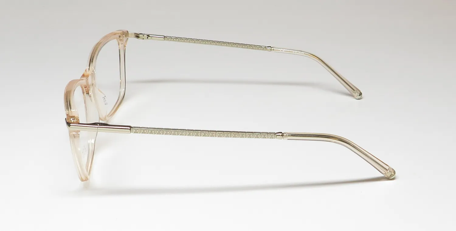 Escada Vesd62 09tu Eyeglasses Transparent Peach 54mm 4