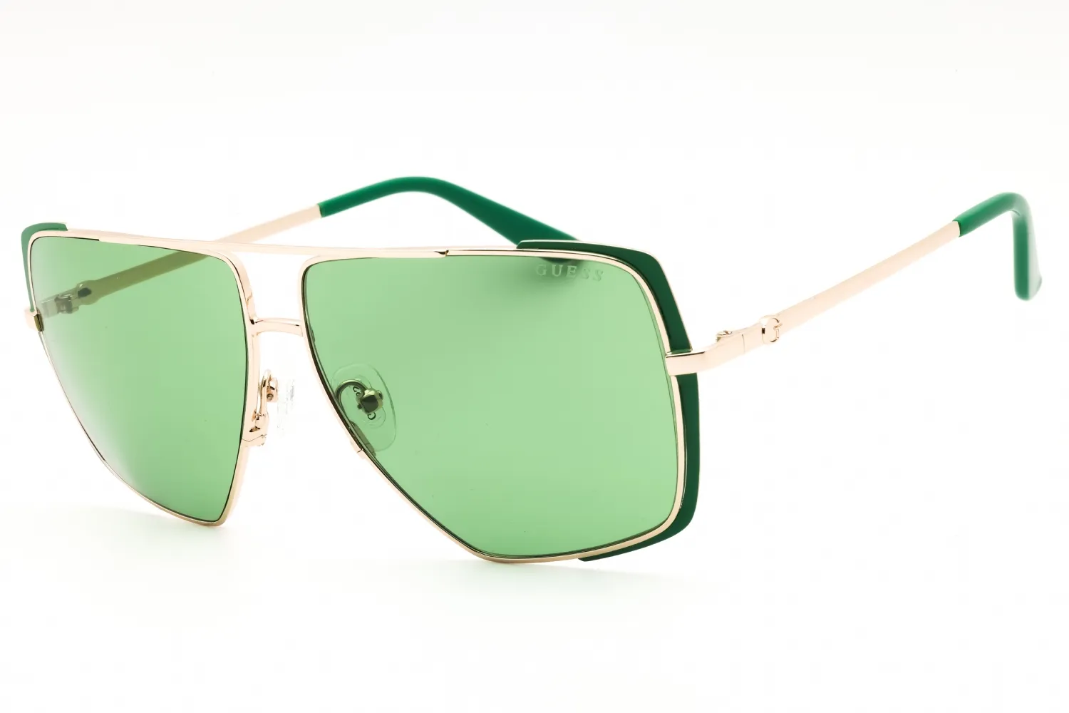 Guess GU00220 97N Sunglasses Matte Dark Green 62mm Women