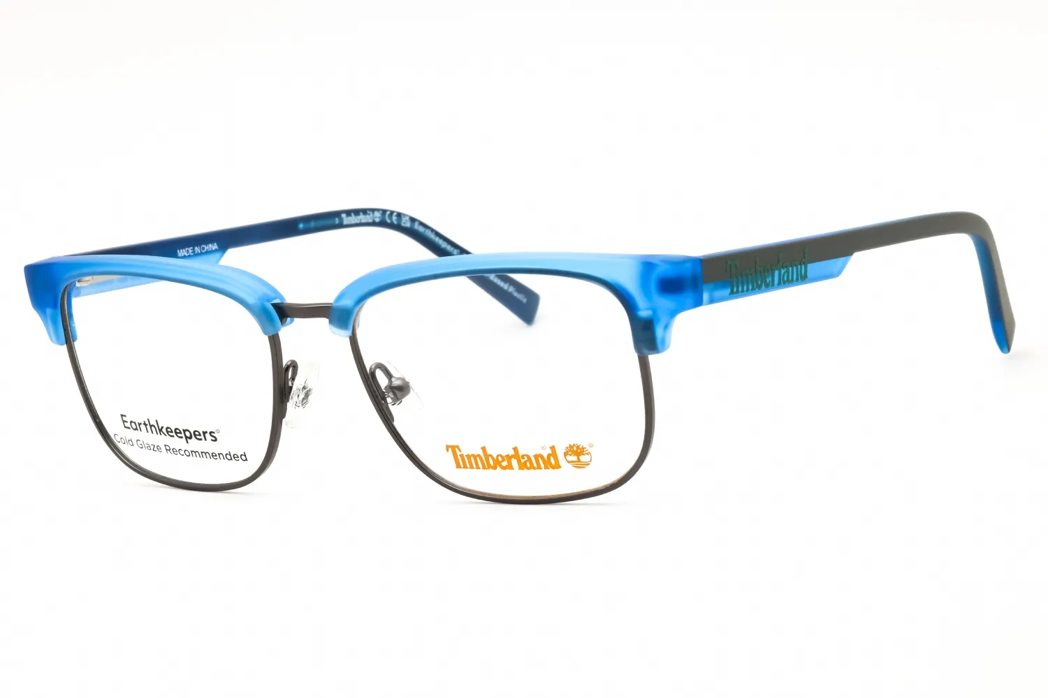 Timberland TB50011 091 Eyeglasses Matte Blue 50mm Men