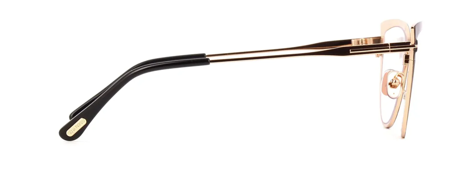 Tom Ford FT5877B 001 Eyeglasses Shiny Black 56mm Women 3