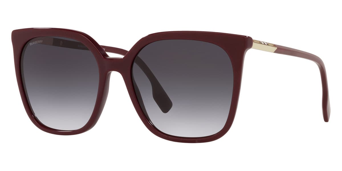 Burberry BE4347 34038G Sunglasses Burgundy Red 56mm Women