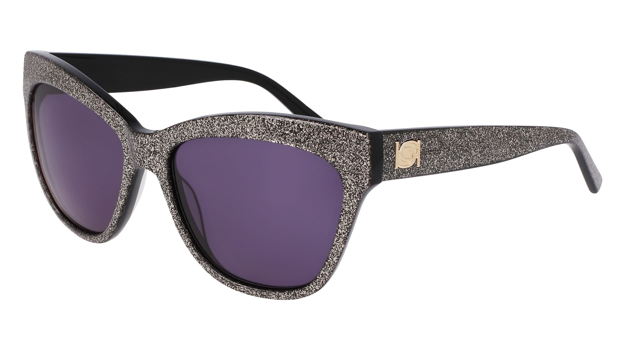 Bebe BB7251 001 Sunglasses Jet Glitter 57mm Women