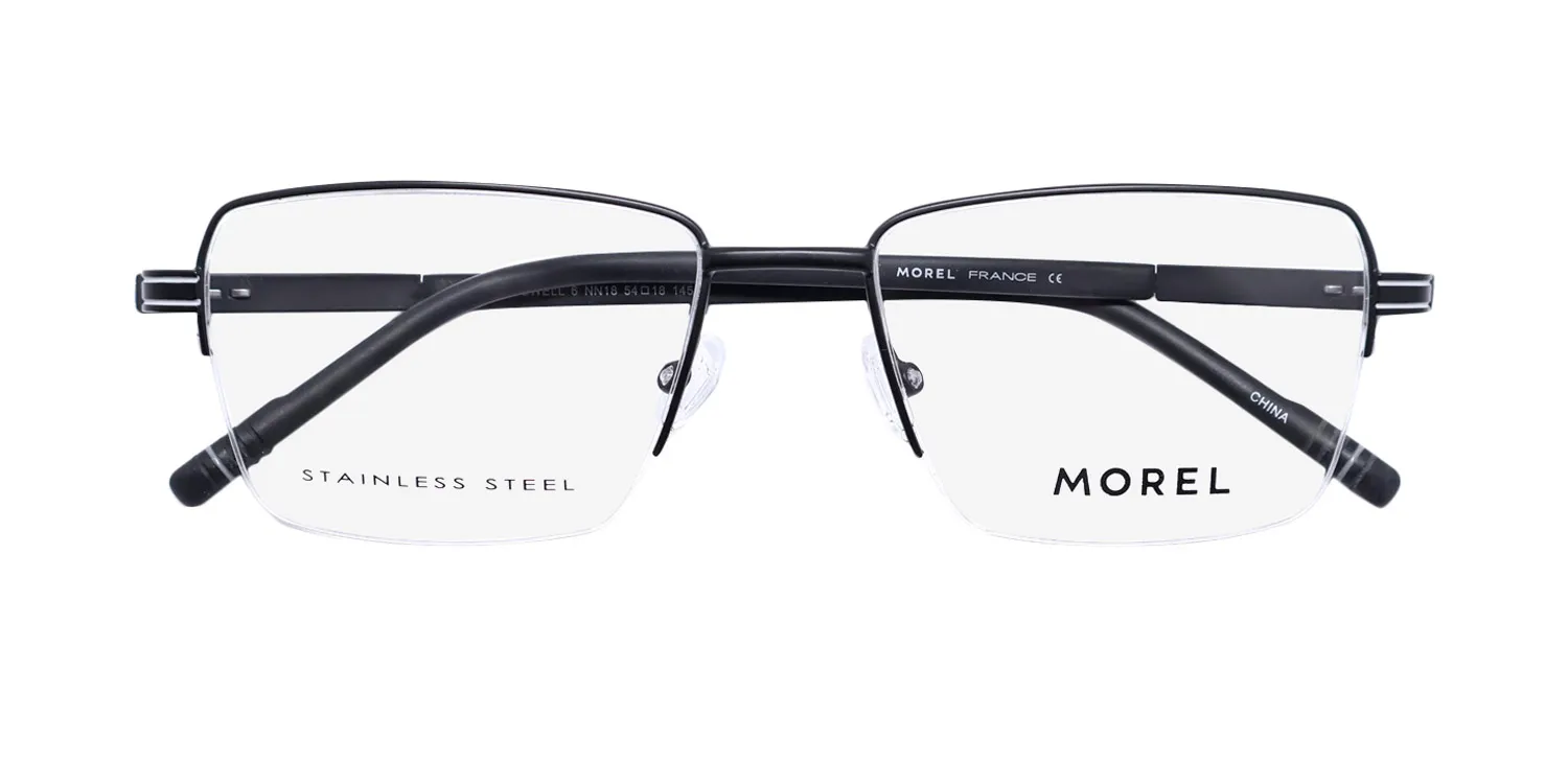 Morel Lowell 6 nn18 Eyeglasses Black 54mm 2