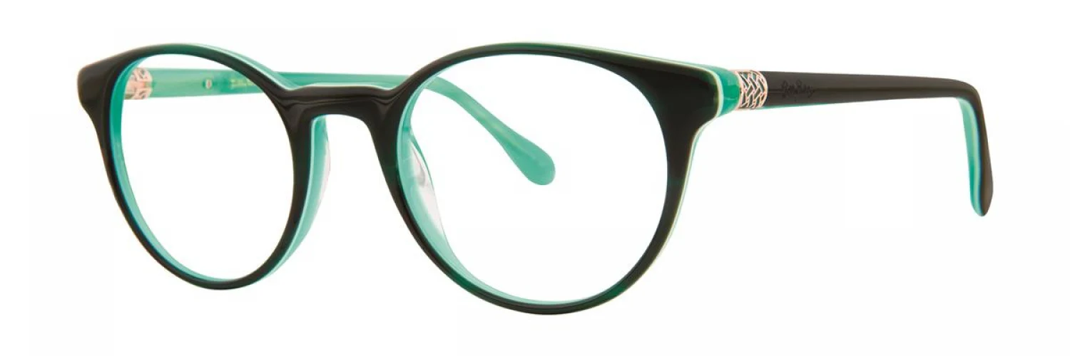 Lilly Pulitzer Carlton Eyeglasses Sea Glass 46mm Women