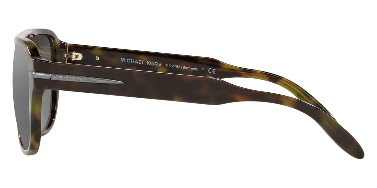Michael Kors 0MK2166 Burbark 37056G Sunglasses Olive Tortoise 56mm Men 3
