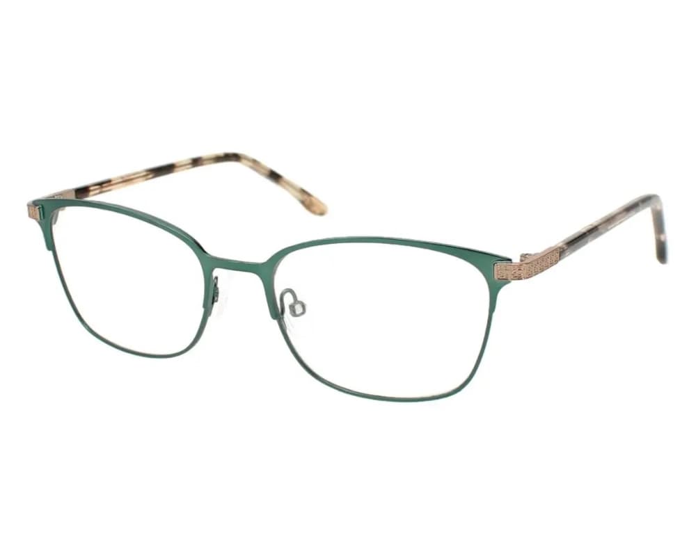 BCBGMAXAZRIA Annalise Eyeglasses Green 52mm Women