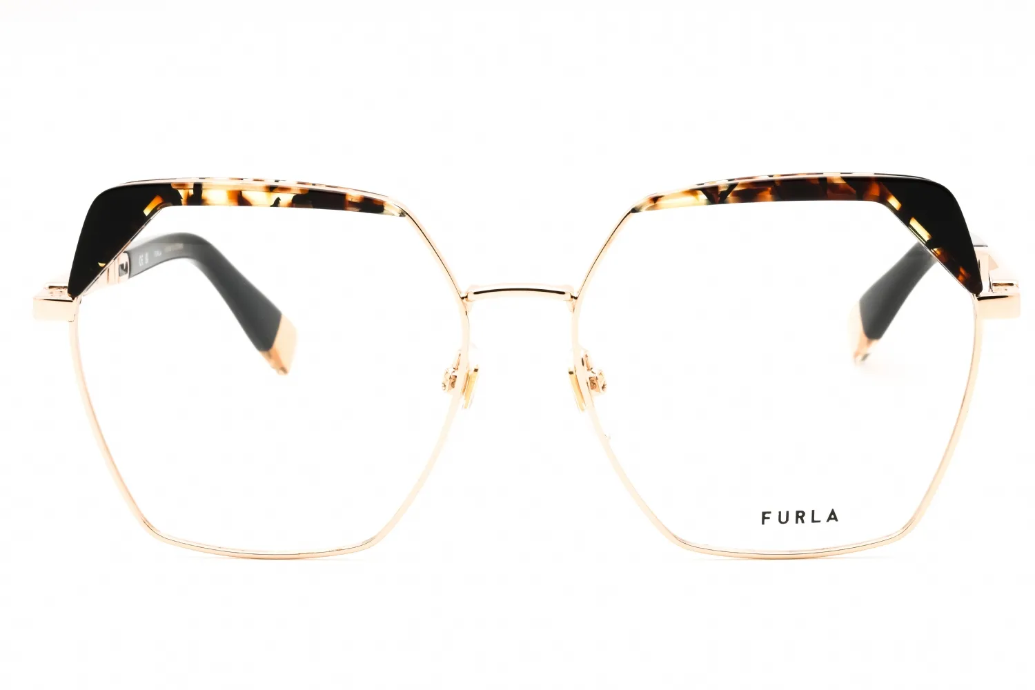 Furla VFU674V 300Y Eyeglasses Shiny Rose Gold 55mm Women 2