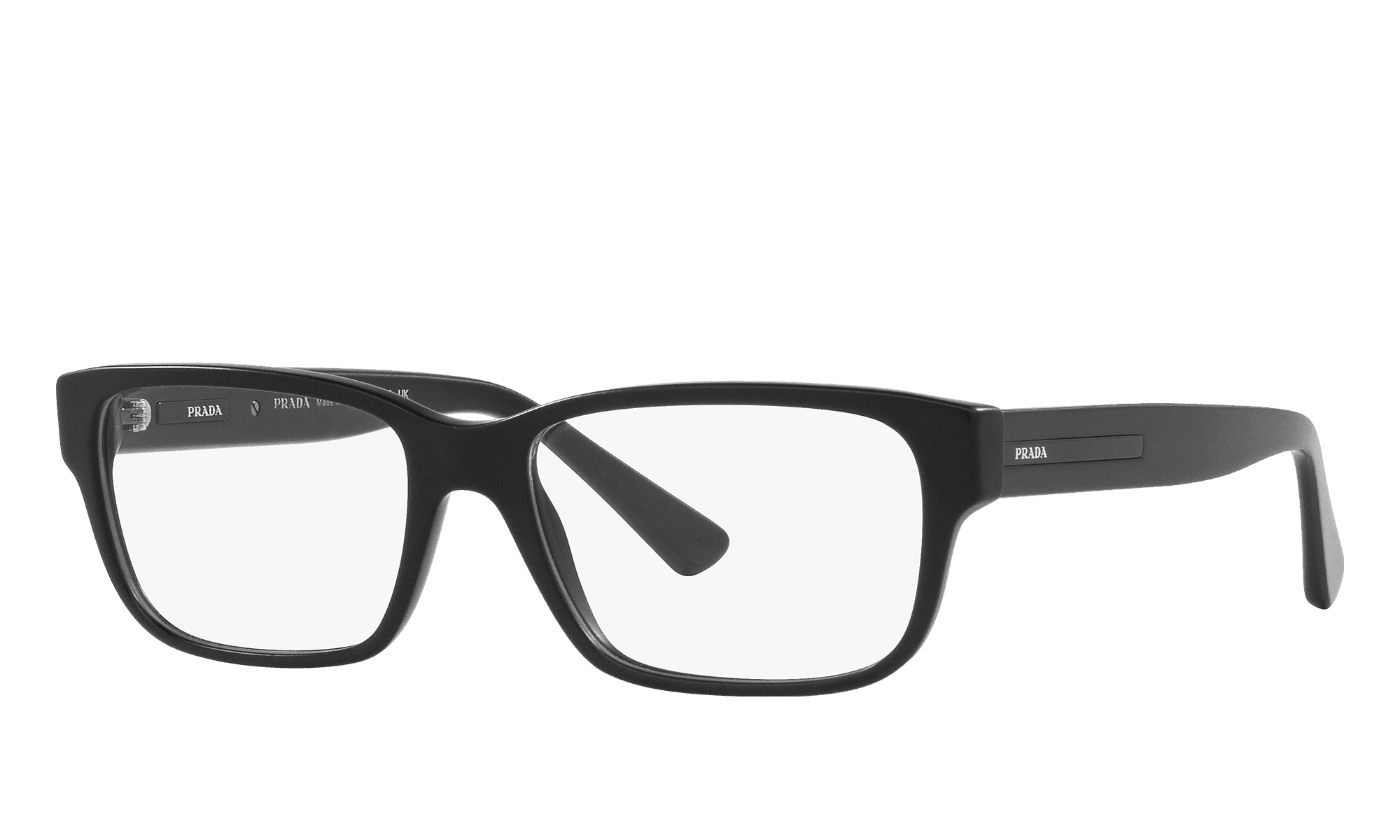 Prada VPR18Z 1BO-1O1 PR 18ZV Eyeglasses Black 56mm Men