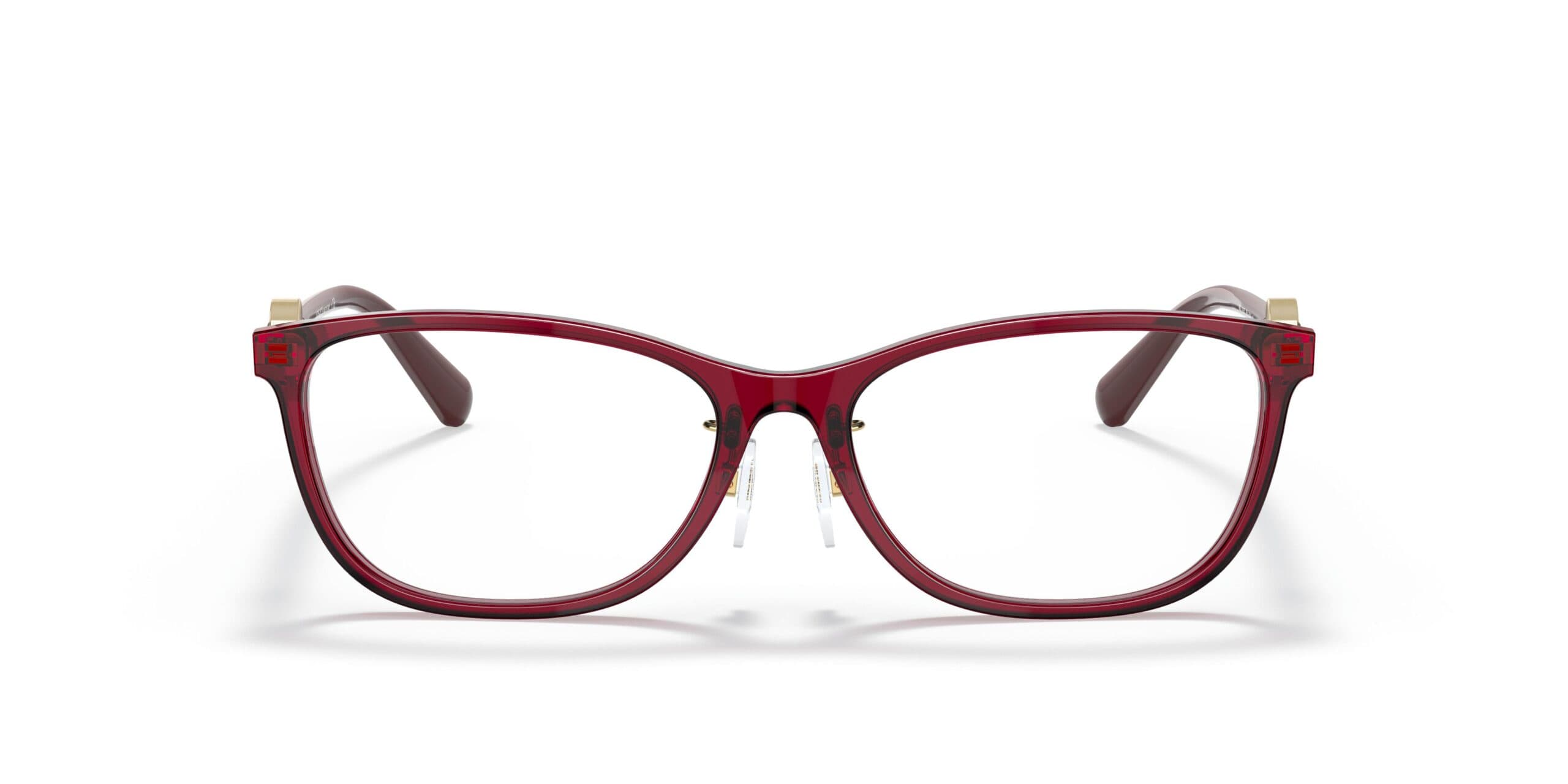 Versace 0VE3297D 388 Eyeglasses Transparent Bordeaux 55mm Women 2