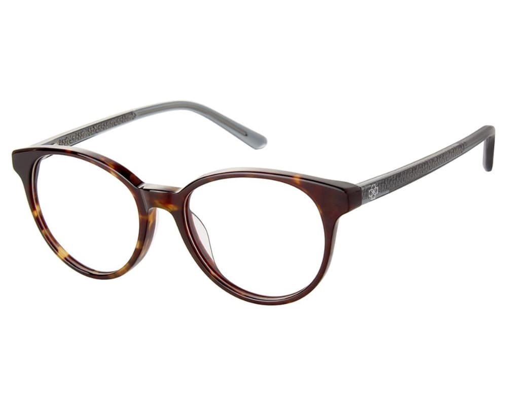 Ann Taylor AT343 C01 Eyeglasses Tortoise Crystl 49mm Women