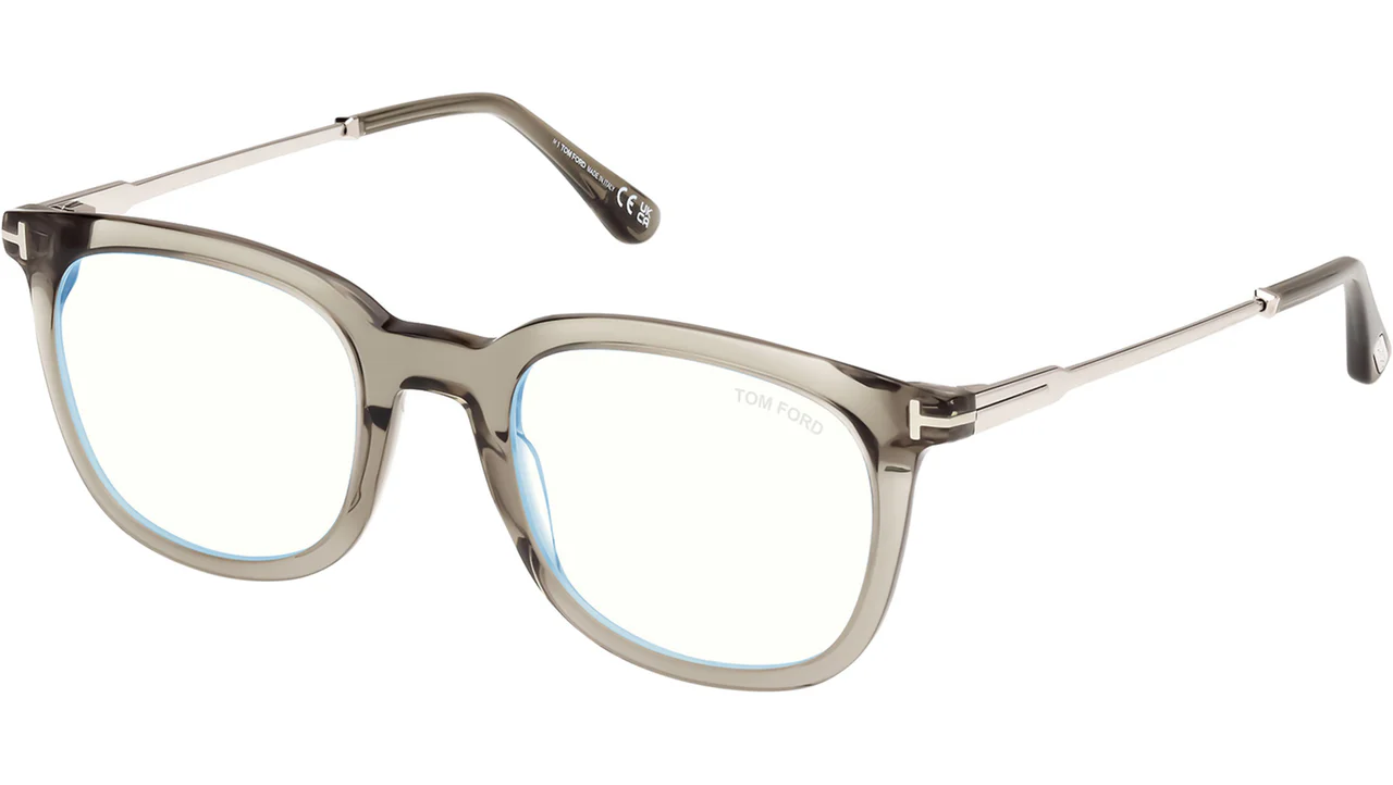 Tom Ford FT5904B 096 Eyeglasses Shiny Dark Green 50mm Men