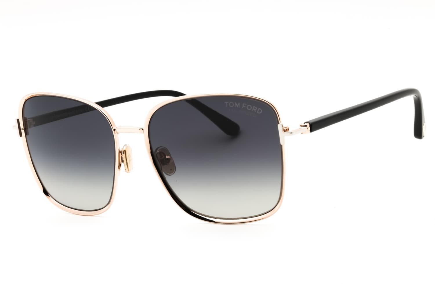 Tom Ford FT1029 28D Sunglasses Shiny Rose Gold 57mm Women