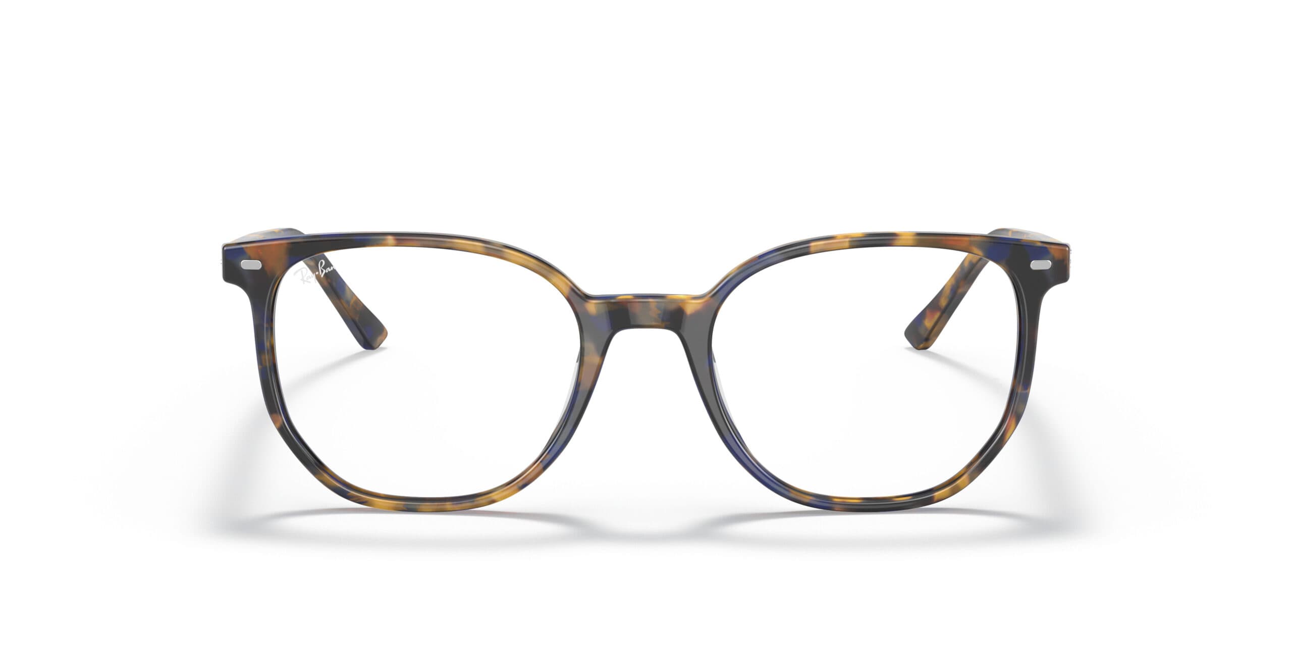 Ray-Ban RB5397 Elliot 8174 Eyeglasses Yellow Blue Havana 48mm Unisex 2