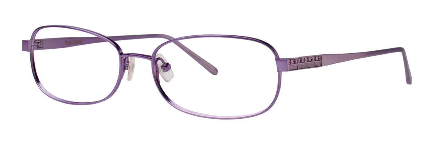 Vera Wang Dolcezza Eyeglasses Purple 52mm Women