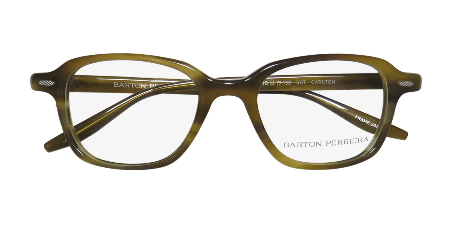 Barton Perreira Carlton sot Eyeglasses Olive 48mm Unisex 2