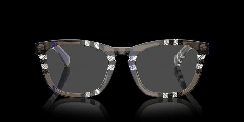 Burberry 0BE2417 4147 Eyeglasses Checkered Grey 51mm Men 2