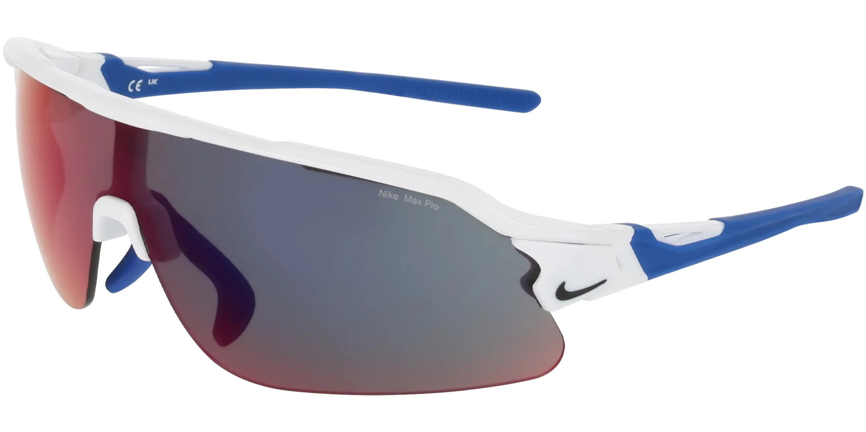 Nike FLYFREE SHIELD TEAM IF1107 101 Sunglasses White 72mm Unisex