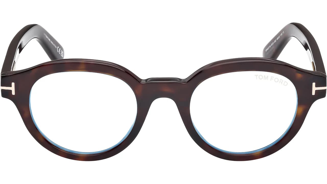 Tom Ford FT6037B 052 Eyeglasses Dark Havana 49mm Men 2