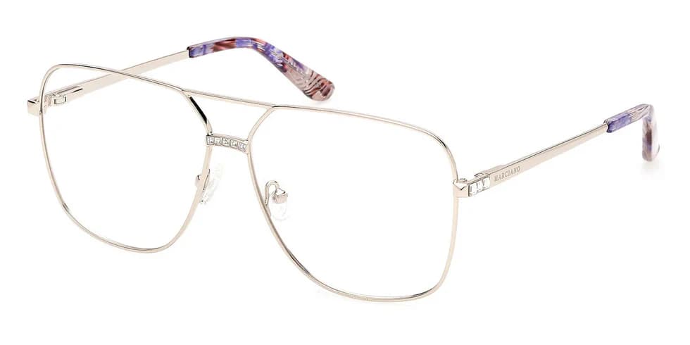 Marciano GM50029 032 Eyeglasses Pale Gold 58mm Women
