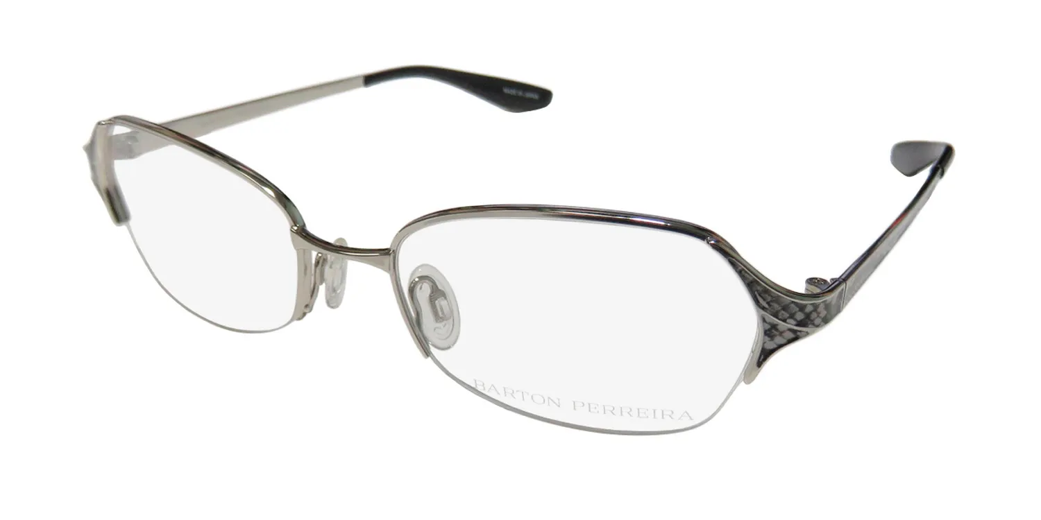 Barton Perreira Valera sil/baw Eyeglasses Silver 50mm
