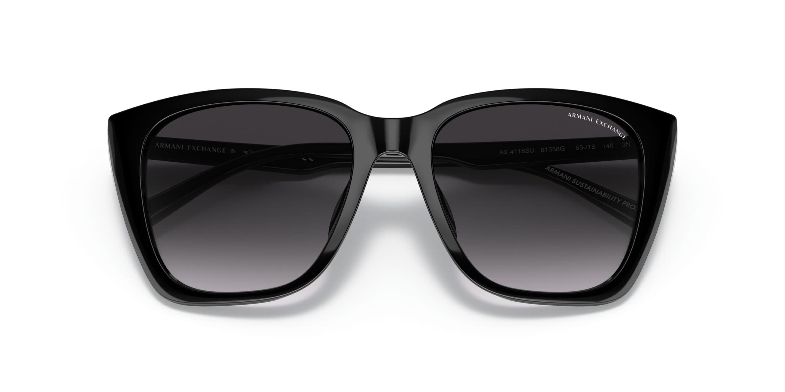 Armani Exchange AX4116SU 81588G Sunglasses Black 53mm Women 5