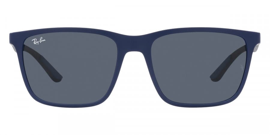 Ray-Ban RB4385 601587 Sunglasses Matte Blue 58mm Men 2