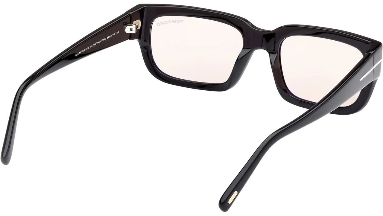 Tom Ford FT1075 01E Sunglasses Shiny Black 54mm Unisex 5