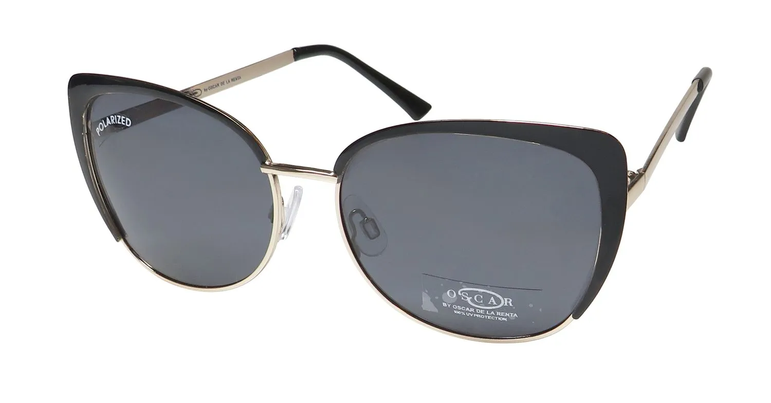 Oscar de la Renta Oscar 3077 701 Sunglasses Gold 56mm