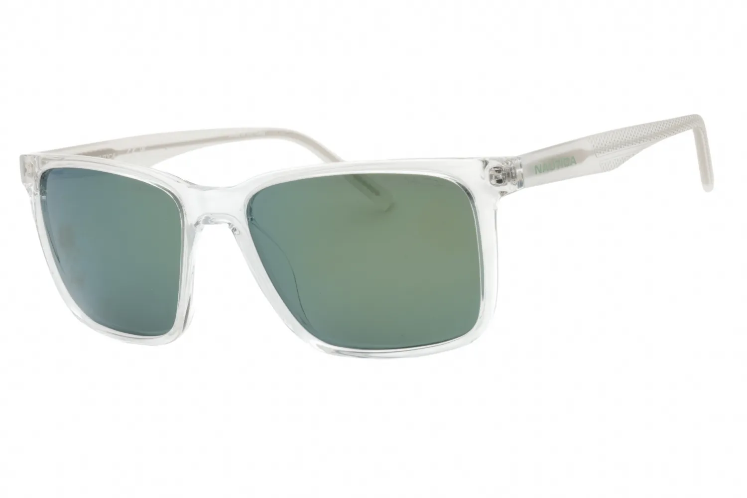 Nautica N6259SN 970 Sunglasses Crystal Clear 55mm Men